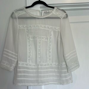 Okeysi White Shirt Size Small